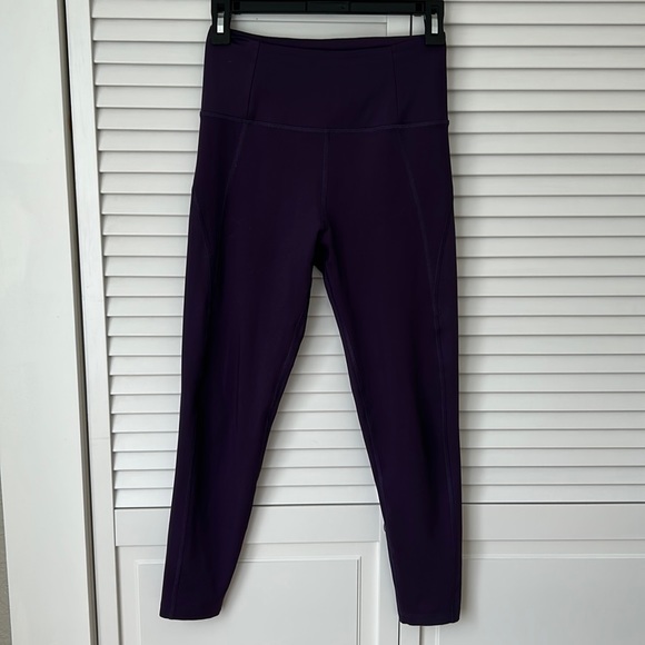 Girlfriend Collective Compressive High-Rise Legging Purple Small - Picture 2 of 6